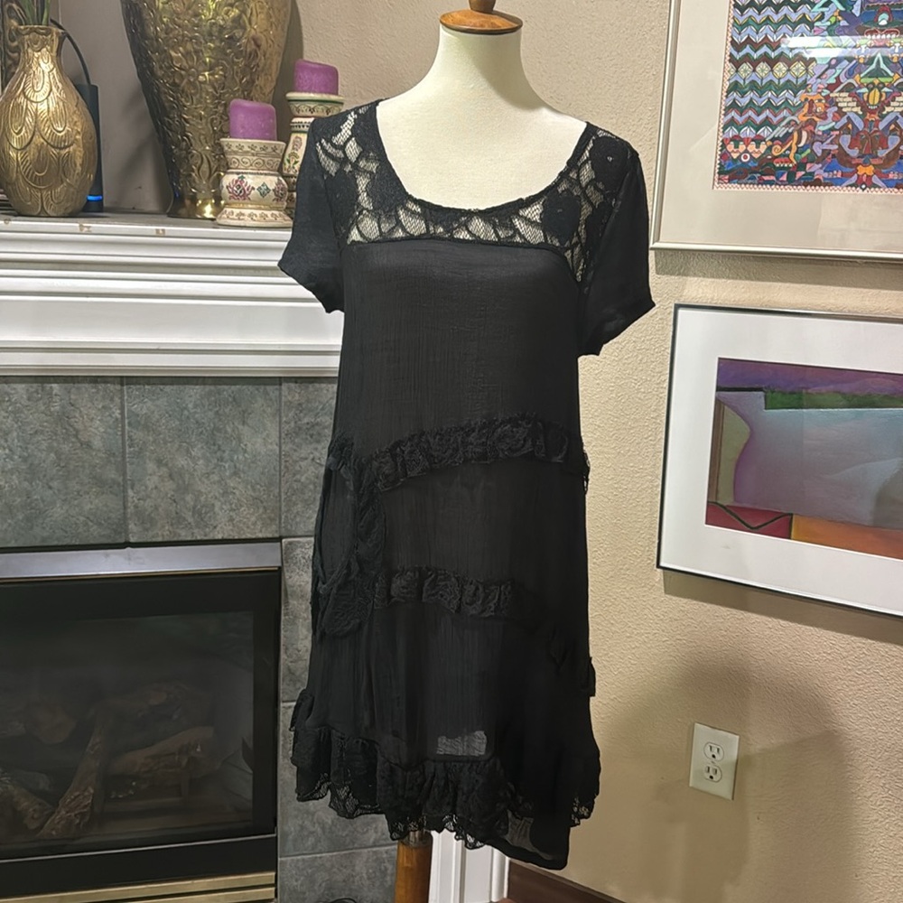 Lily Lacy Tunic Dress NWT